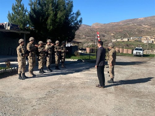 Sayın Kaymakamımız Ahmet GÜLDEREN Tarafından Köprüçay Köyü  Karakol Komutanlığına Ziyaret Gerçekleştirildi.